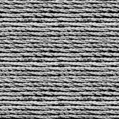 Seamless texture photo of white colored grayscale multiple ropes.