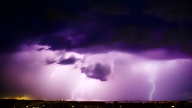 Dramatic Thunderstorm Time Lapse