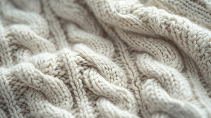 Warm knit sweater texture, soft and cozy for a comforting background