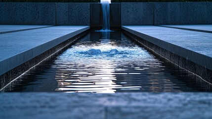 Obraz premium fountain in the city