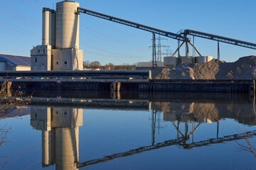 Riverside Manufacturing Hub. Eco-Friendly Technology and Production. industry and the environment,...