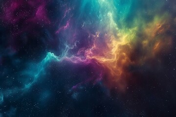 colorful abstract nebula space background