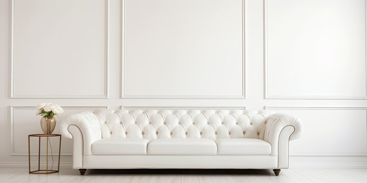 white couch in the lounge