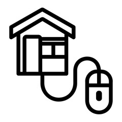 working at home icon