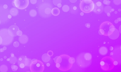 Vector abstract purple bokeh background design