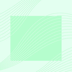 vector abstract soft green wave style banner design vector