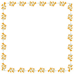 Vector beautiful floral frame latest design element