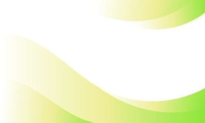 Vector green waves background modern design