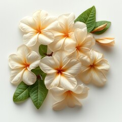 photo of cananga flower with white background