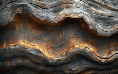 Rotten driftwood texture wallpaper.
