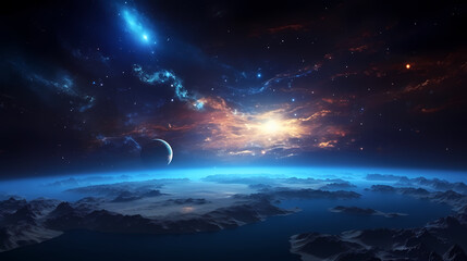 Admire our beautiful Earth from the vastness of space