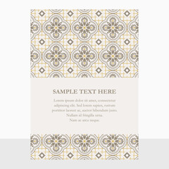 Arch Amalfi Tile Mediterranean Wedding Invitation