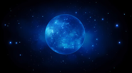 Fototapeta premium Galaxy nebula background in space, 3D illustration of nebulae in the universe