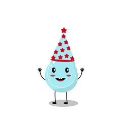 Cute Water Drop Character illustration
