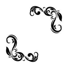 floral ornament vector design illustration isolated