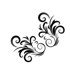 floral ornament vector design illustration isolated