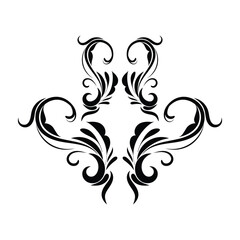 floral ornament vector design illustration isolated