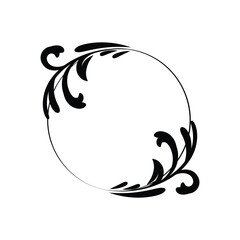 floral ornament vector design illustration isolated