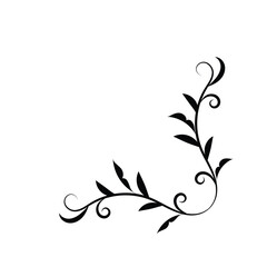 floral ornament vector design illustration isolated