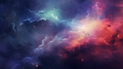 Fototapeta premium Abstract Nebula Backgrounds, Generative AI