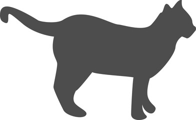 黒猫（Black cat）(PNG)