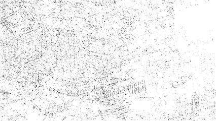Vector grunge abstract texture. Effect old wall cement texture background. Brushed black paint cover. Overlay aged grainy messy template.