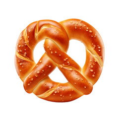 pretzel isolated on white background