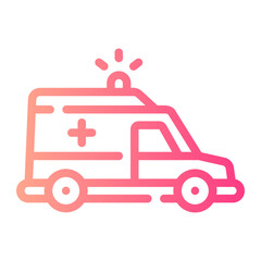 ambulance Gradient icon