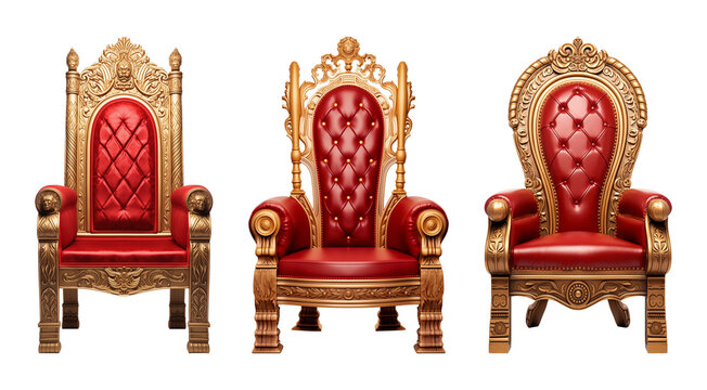 recommend clip art: Throne Chair Set Isolated on Transparent Background
                    