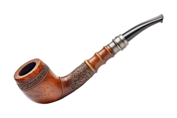 Pipe Cigarette Isolated on Transparent Background
