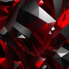 black and red color Crystal Wallpaper