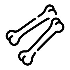bone Line Icon