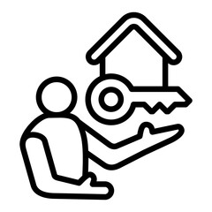 Real Estate Agent Icon