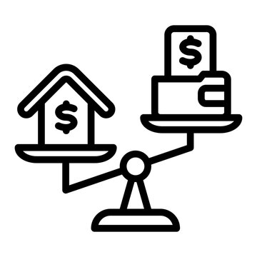 Debt To Income Ratio Icon
