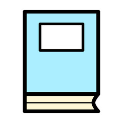 minimalist book icon