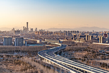 Beijing urban traffic flow CBD