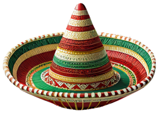 3d Cultural icon Mexican hat