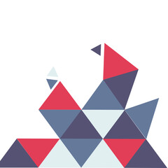 Obraz premium Modern Geometric Corner