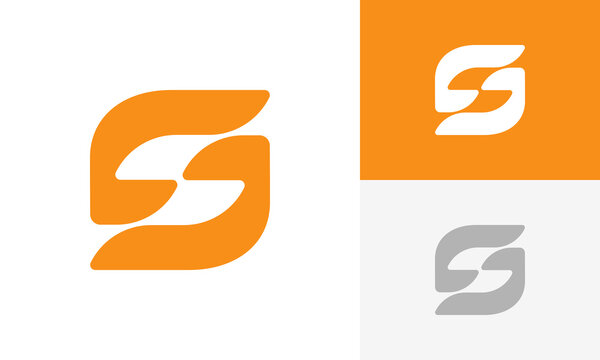 letter S initial logo design vector
