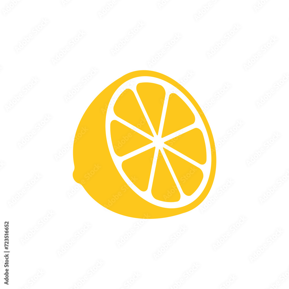Canvas Prints lemon icon vector