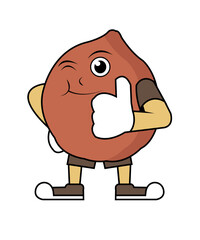 hazelnut cartoon character