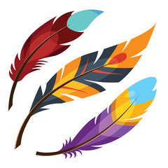 Feather color set