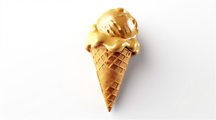 chocolate ice cream cone