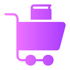 shopping gradient icon