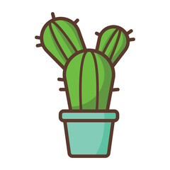 Cactus icon design vector on trendy design