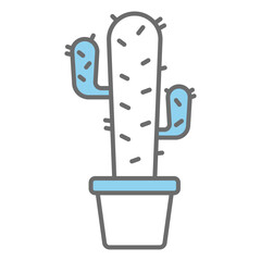 Cactus icon design vector on trendy design