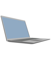 laptop in vector style