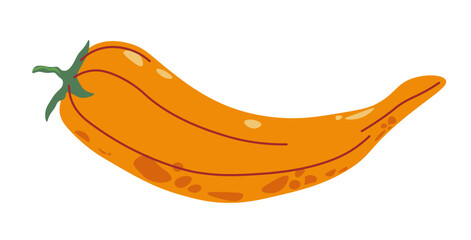 Ripe and tasty pepper, fresh and organic product