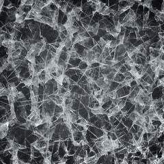 Shattered and broken glass texture material