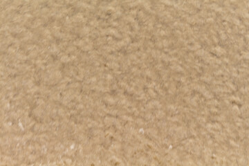 Beach sand texture with sea water, closeup